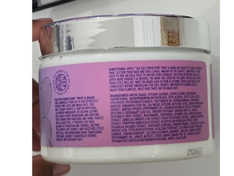 Watch & Sea Twist & Braid Out Souffle, 12 fl oz/355 mL