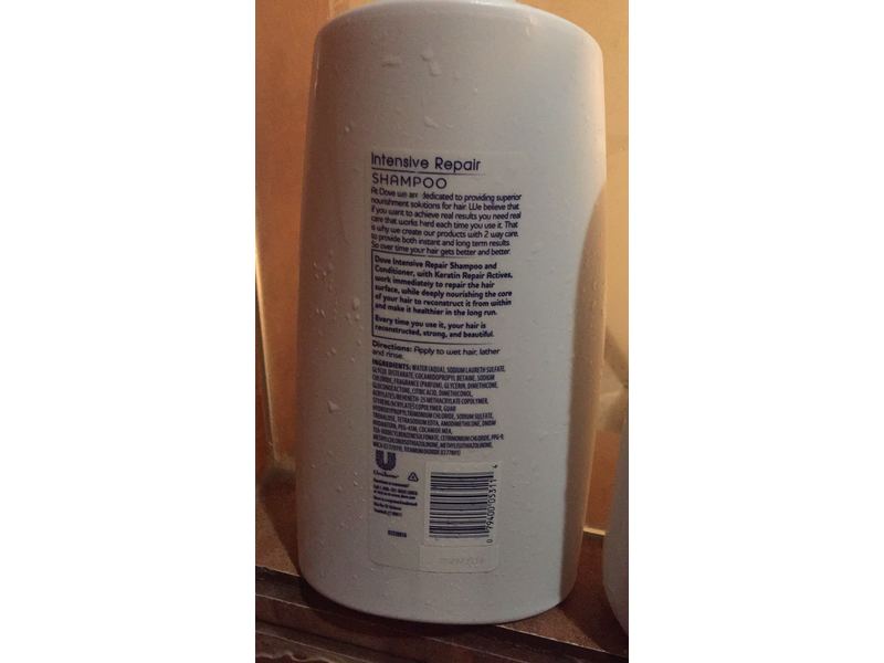 Dove Nutritive Solutions Intensive Repair Shampoo, 25.4 fl oz