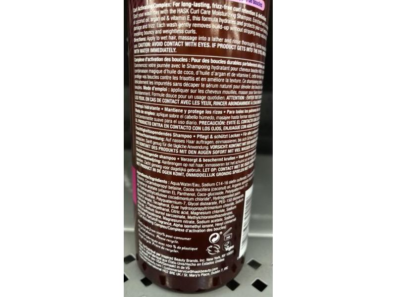 Hask Curl Care Moisturizing Shampoo, 12 fl oz/355 mL