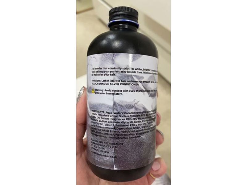 Bleach London Silver Shampoo, 8.45 fl oz/250 mL