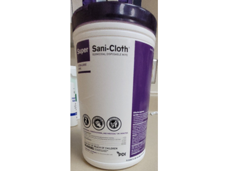 Sani-Cloth Super Disposable Wipes, 65 wipes