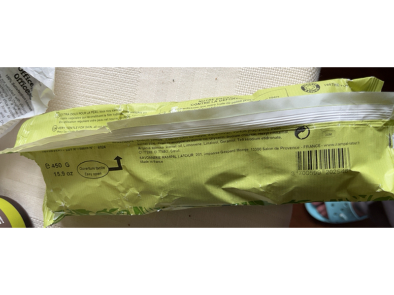 Rampal Latour The Vert Savon Extra Doux Soap, Green Tea, 5.3 oz/150 mL