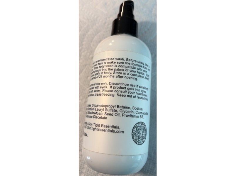 Skin Tight Essentials Firming Caffeine Body Wash, 8 fl oz/240 mL
