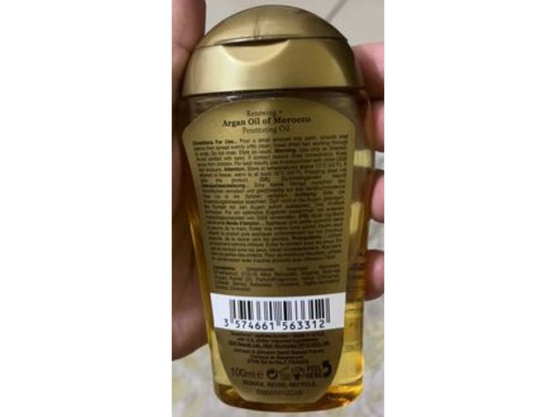 Ogx Penetrating Oil, Renewing Argon Oil Of Moroccan, 3.3 fl oz/100 mL