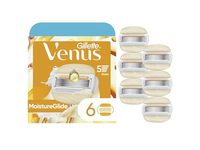 Gillette Venus MoistureGlide Razor Blades, Argan Oil & Vitamin E, 0.54 fl oz/15 g, 6 Count - thumbnail 1