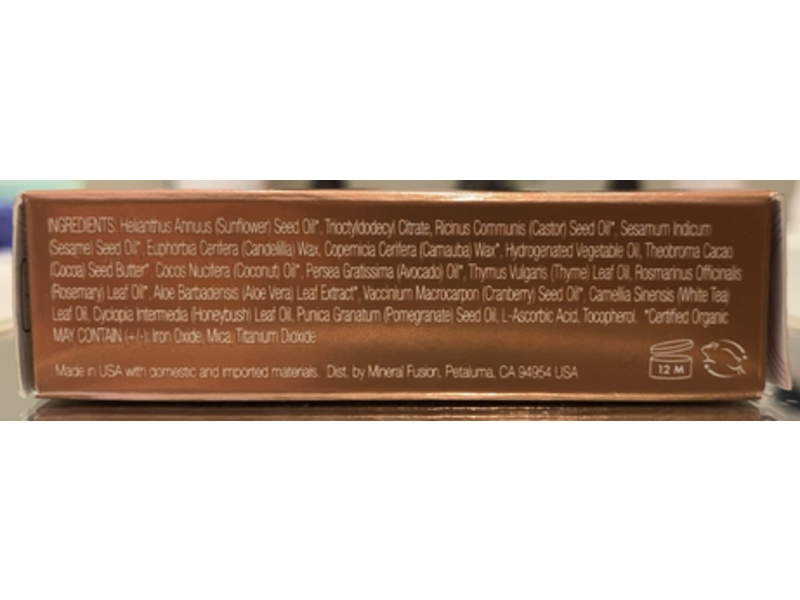 Mineral Fusion Lipstick, Molten, 0.137 oz/3.9 g