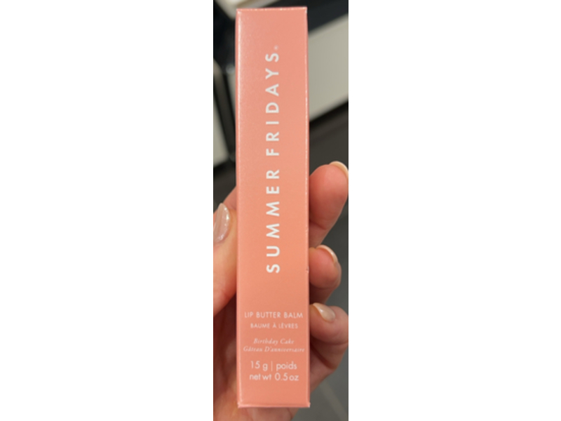 Summer Fridays Lip Butter Balm, Birthday Cake, 0.5 oz/15 g