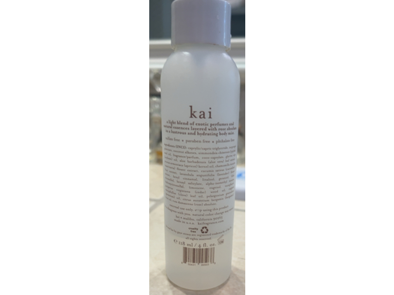Kai Body Glow Spray, Rose, 4 oz/118 mL