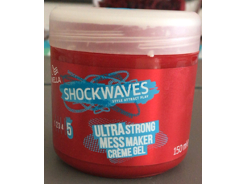 Wella Shockwaves Ultra Strong Mess maker Cream Gel, 5, 150 mL, Pack Of 3