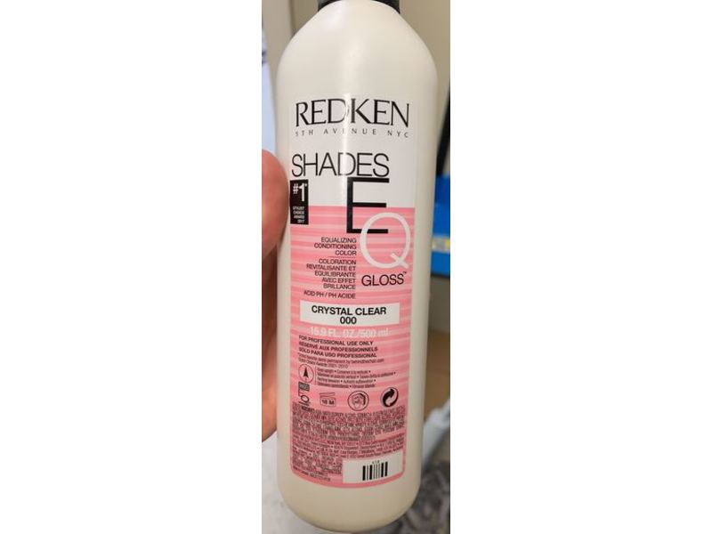 Redken Shades Eq Gloss, Crystal Clear 000, 16.9 fl oz/500 mL
