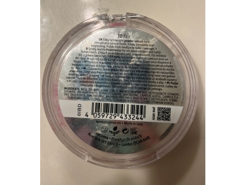 Essence Keep Me Covered Powder, 10 Fair, 0.28 oz/8 g