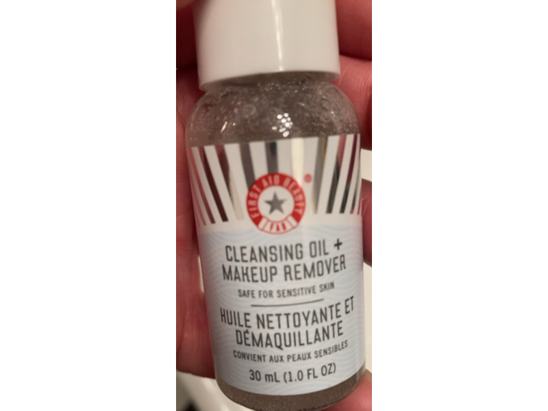 First Aid Beauty Cleansing Oil + Makeup Remover, 1 fl oz/30 mL