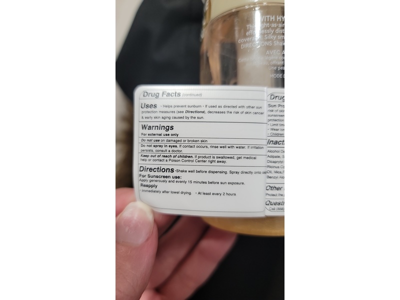 Kopari Golden Sunglaze Sheer Sunscreen Body Mist, SPF 50, 5 fl oz/150 mL