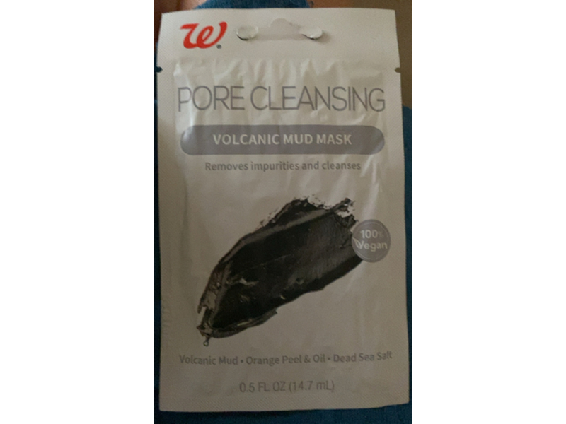 Walgreens Pore Cleansing Mask, Volcanic Mud, 0.5 fl oz/14.7 mL