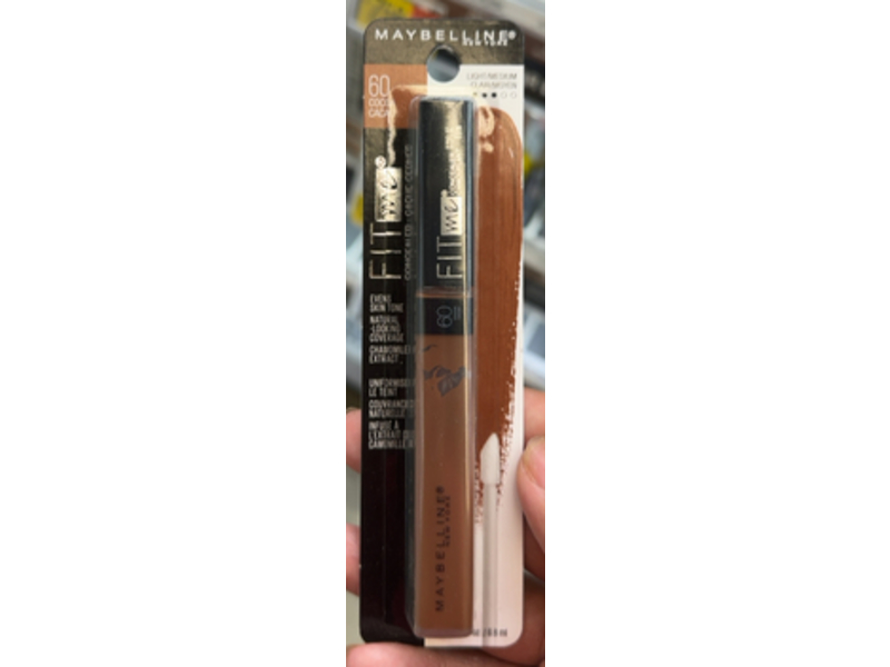Maybelline Fit Me Liquid Concealer, 60 Cocoa, 0.23 fl oz/68 mL