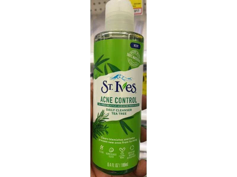St. Ives Acne Control Daily Cleanser, Tea Tree, 6.4 fl oz