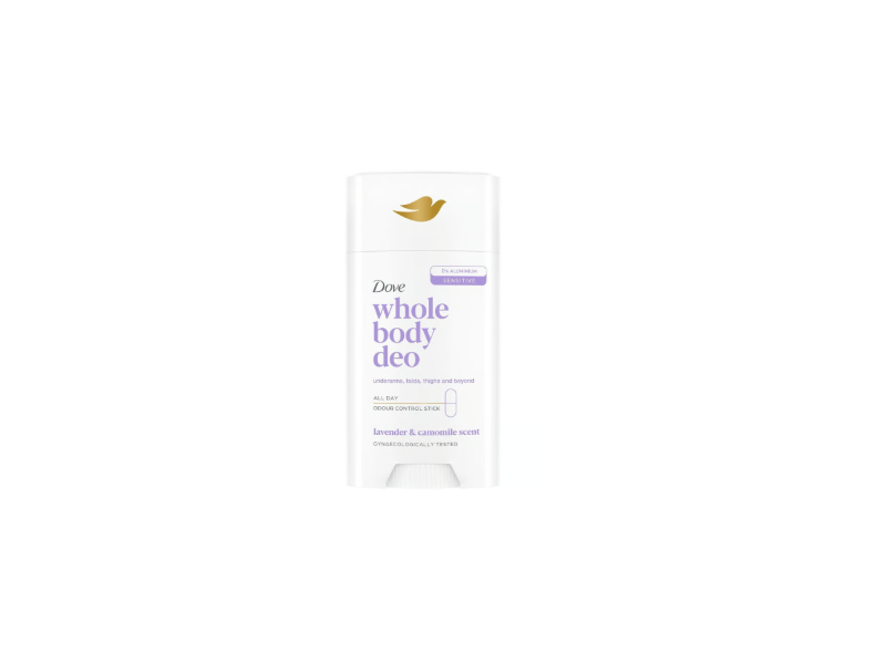 Dove Whole Body Deo Stick, Lavender & Chamomile, 75 mL