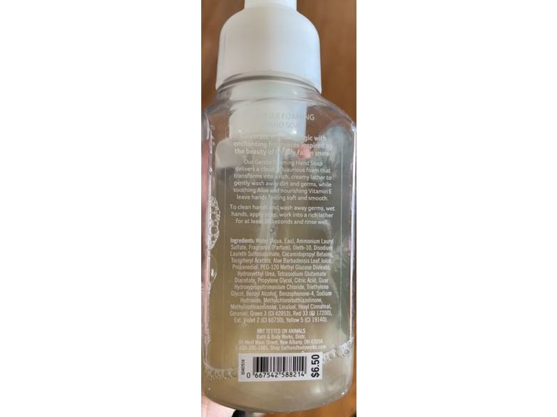 Bath & Body Works Snow Kissed Citrus Gentle Foaming Hand Soap, 8.75 fl oz/259 mL
