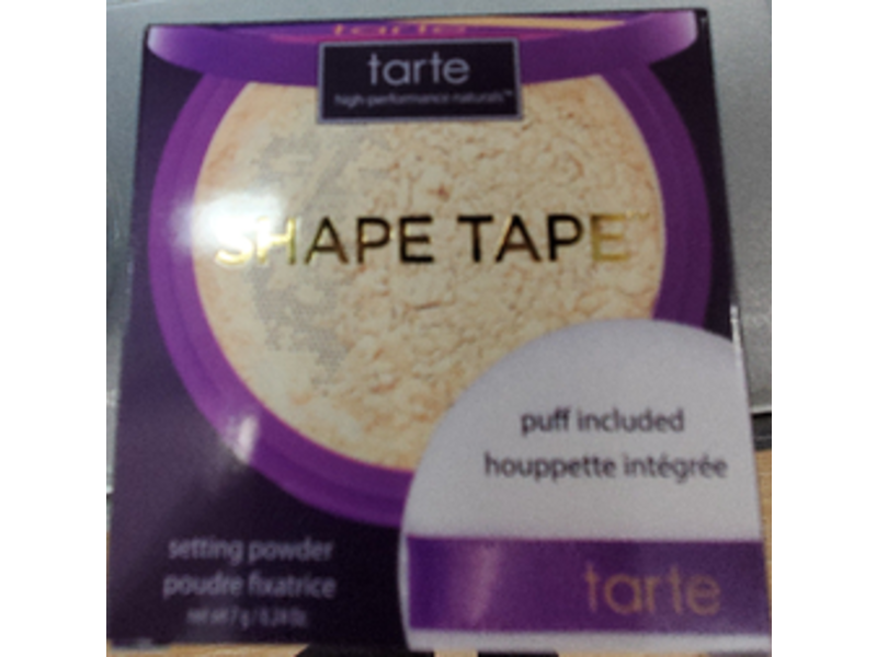 Tarte shape tape setting powder, Translucent Tan-Deep, 0.24 oz/7 g
