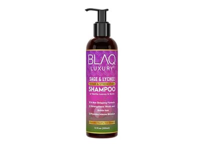 Blaq Luxury Sage & Lychee Repair & Strengthen Shampoo, Nettle Leaves & Biotin, 12 fl oz/355 mL