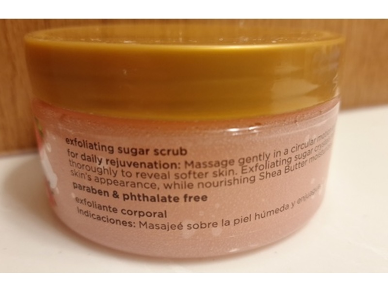 Bodycology Exfoliating Sugar Scrub, Strawberry Cheesecake, 10.5 oz/297 g