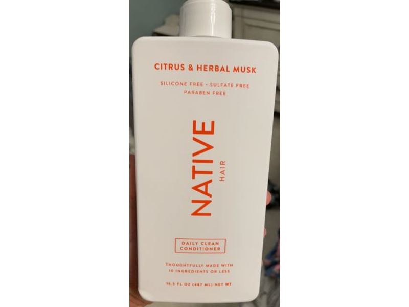 Native Daily Clean Conditioner, Citrus & Herbal Musk, 16.5 fl oz/487 mL