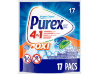 Purex 4 In 1 +OXI Laundry Detergent Pacs, 17 Count, 8.9 oz/255 g - Image 2