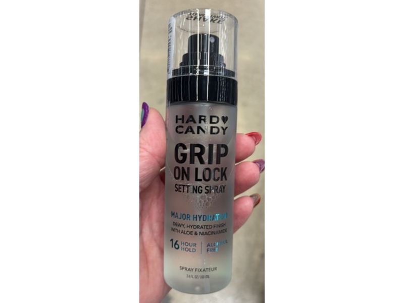 Hard Candy Grip On Lock Setting Spray, Major Hydration, 3.4 fl oz/100 mL
