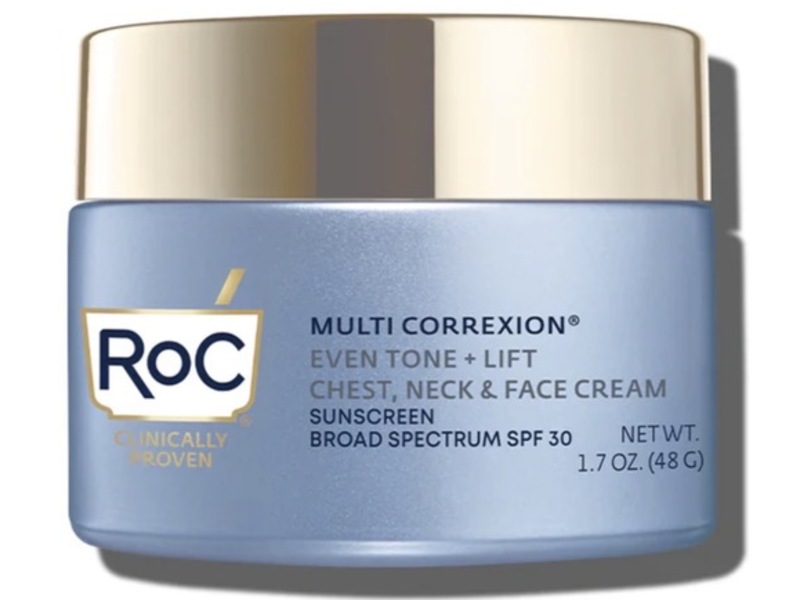 RoC Multi Correction Even Tone + Lift, Chest, Neck & Face Cream, 1.7 oz/48 g