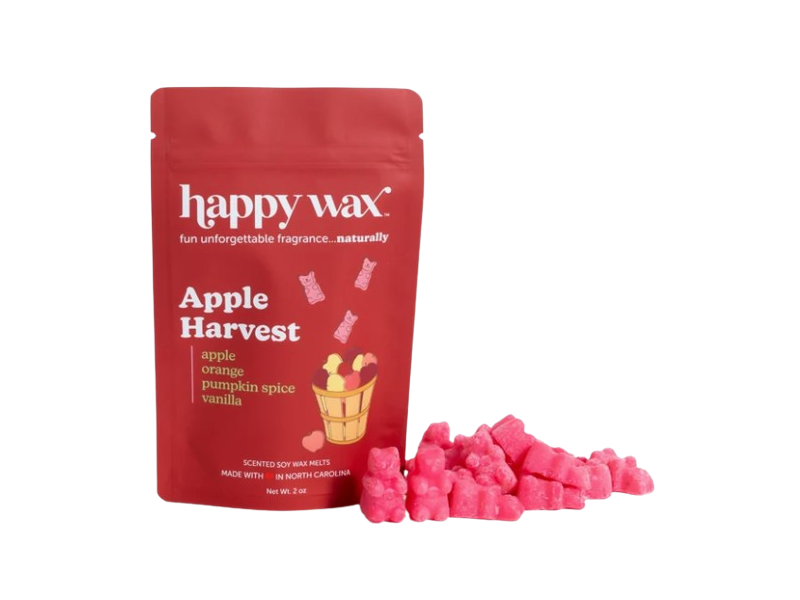 Happy Wax Scented Soy Wax, Apple Harvest, 2 oz