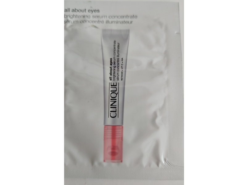 Clinique All About Eyes Brightening Serum, Retinoid + Vit C + Ha, 1 mL
