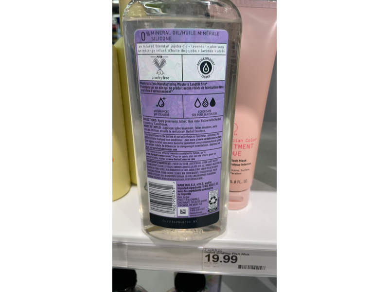 Herbal Essences Curls Shampoo, Jojoba Oil, Lavender, 13.5 fl oz/400 mL