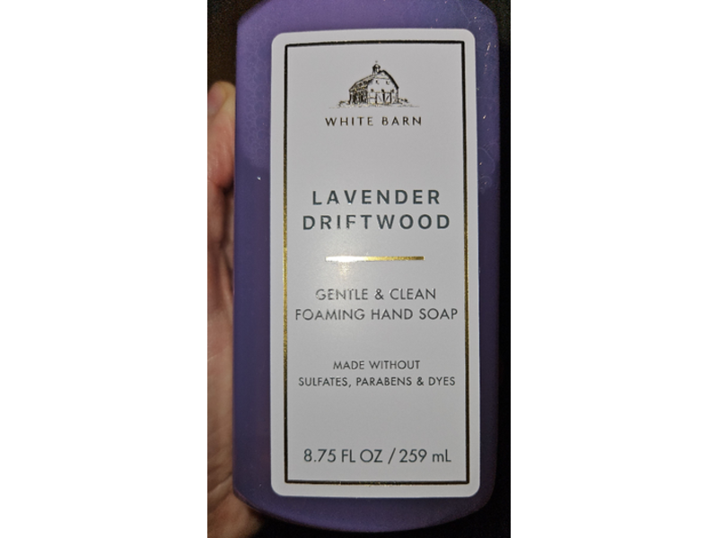 White Barn Gentle & Clean Foaming Hand Soap, Lavender Driftwood, 8.75 fl oz/259 mL