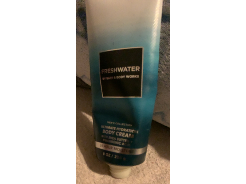 Bath & Body Works Ultimate Hydration Body Cream, Freshwater, 8 oz/226 g