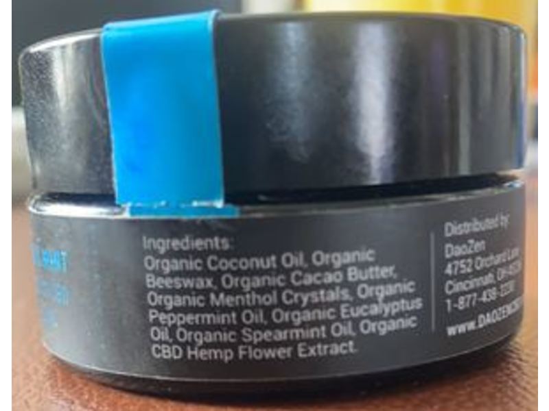 Dao Zen CBD Salve, Cool Mint, 30 mL