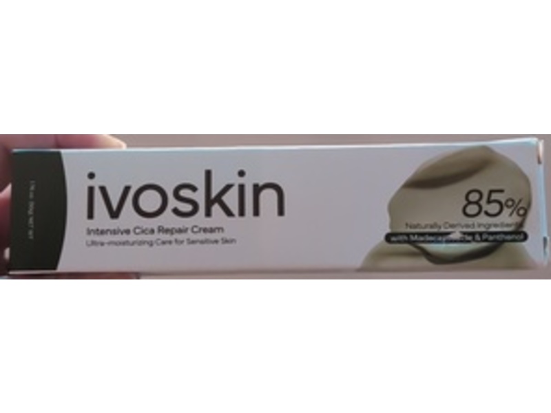 Ivoskin Intensive Cica Repair Cream, Madecassoside & Panthenol, 1.76 oz/50 g