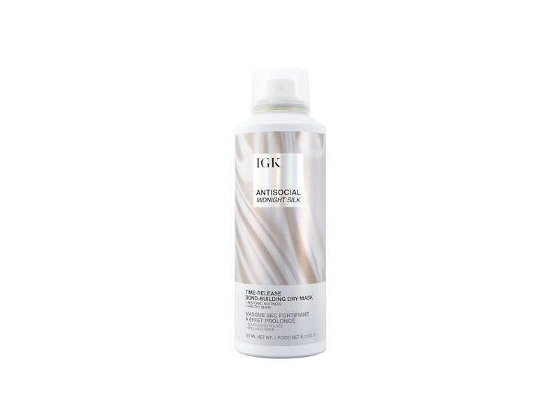 IGK Antisocial Midnight Silk Bond-Building Dry Hair Mask, 5.0 oz/187 mL