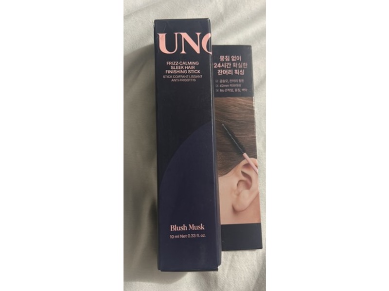 Unove Frizz-Calming Sleek Hair Finishing Stick Blush Musk, 0.33 fl oz/10 mL