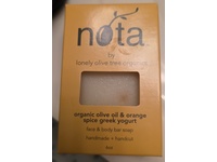 Nota By Lonely Olive Tree Organics Face & Body Bar Soap, Olive Oil & Greek Yogurt, 6 oz - thumbnail 2