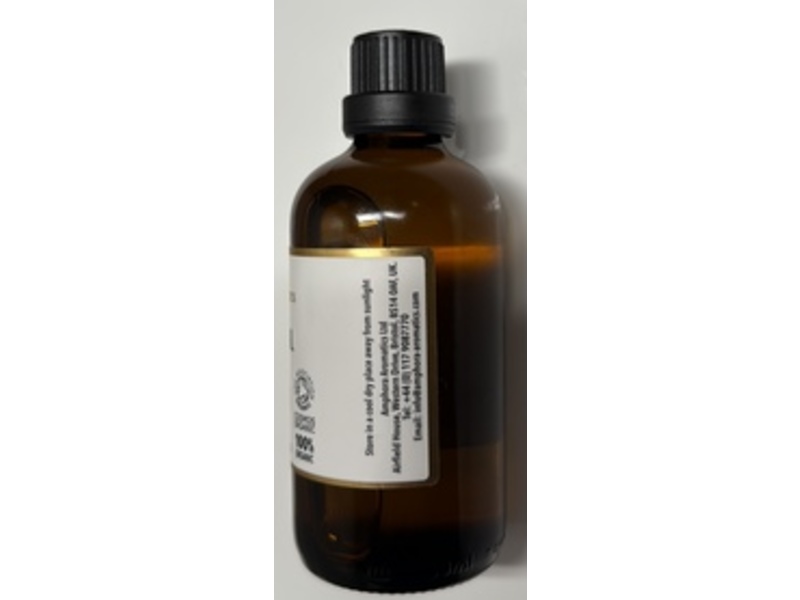 Amphora Aromatics Organic Carrier Oil, Grapeseed Oil, 3.33 fl oz/100 mL