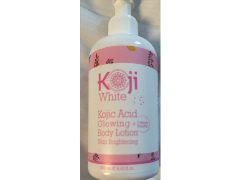 Koji White Kojic Acid Glowing + Collagen Booster Body Lotion, 8.45 fl oz/250 mL
