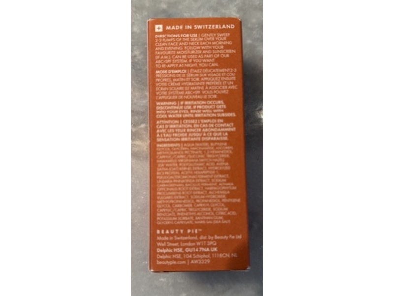 Beauty Pie Youth Bomb 360 Double Vitamin Radiance Concentrate, 1.01 fl oz/30 mL