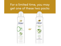Dove Aluminum Free Deodorant Spray, Cucumber & Green Tea, 4 oz/113 g - thumbnail 2