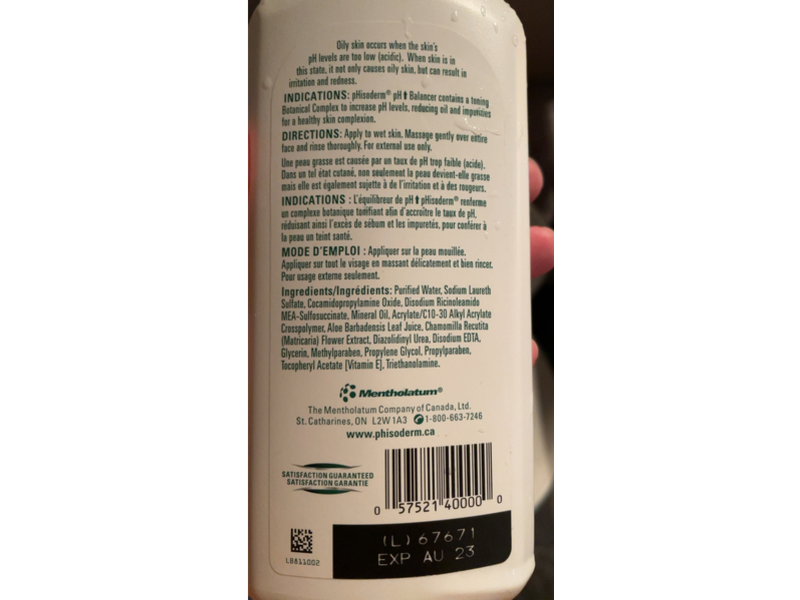 Phisoderm Restorative Facial Cleanser, 400 mL