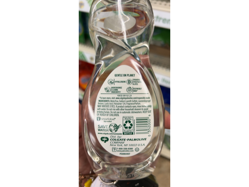 Palmolive Ultra Pure + Clear Dish Liquid, Spring Fresh, 9.7 fl oz/286.8 mL