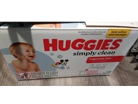 Huggies Simply Clean Wipes, Fragrance Free, 192 Count, 1152 Wipes - Image 3