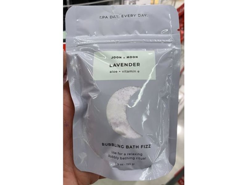 Joon X Moon Bubbling Bath Fizz, Lavender, 5.5 oz/155 g