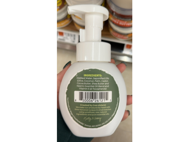 Biggs & Featherbelle Foaming Hand Soap, Tea Tree & Spearmint, 8 fl oz/236 mL