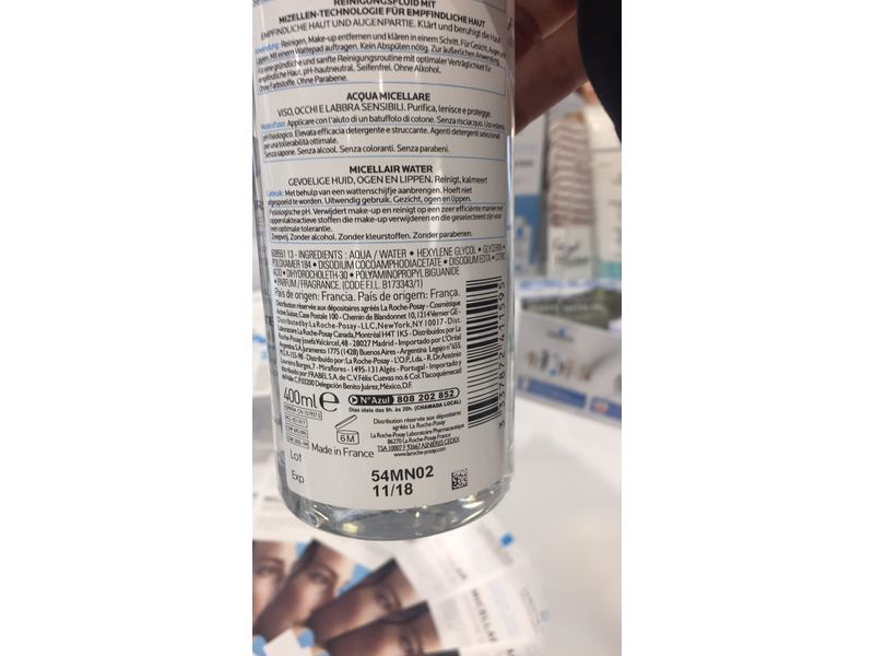 La Roche-Posay Micellar Water Cleanser Ultra, 400 mL