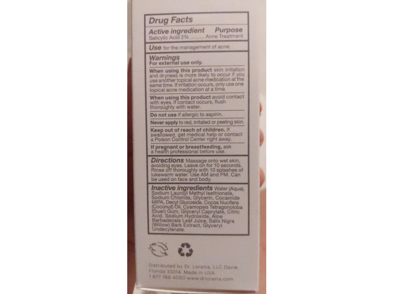 Dr Loretta Micro-Exfoliating Cleanser, 6.7 fl oz/200 mL